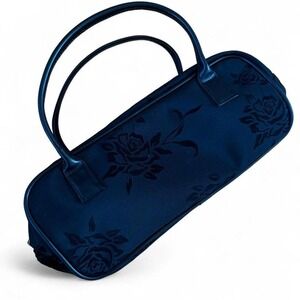 Black Victoria's Secret‎ Rose printed handbag